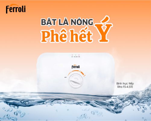 Máy nước nóng trực tiếp Rita