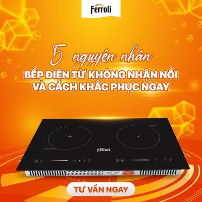 Các vấn đề thường gặp: Bếp từ không nhận nồi