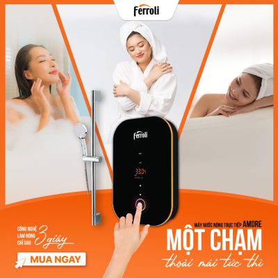 máy nước nóng trực tiếp có bơm