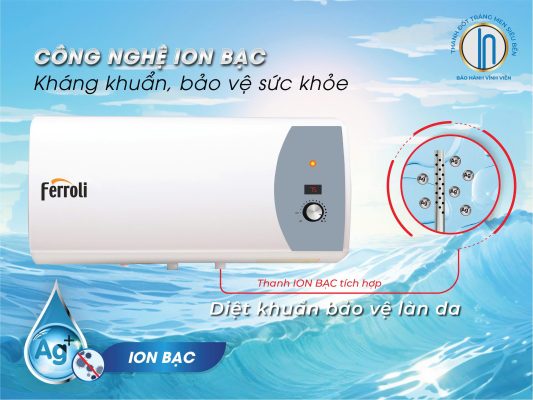 Bình nước nóng Ferroli Trevi Ag+