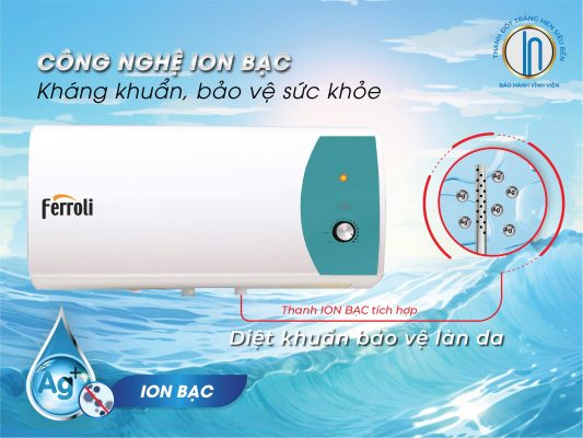 Bình nước nóng Ferroli Trevi Ag+