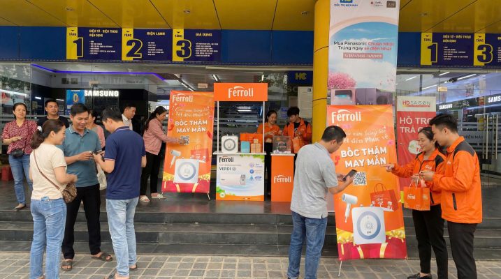 bốc thăm trúng thưởng cùng Ferroli