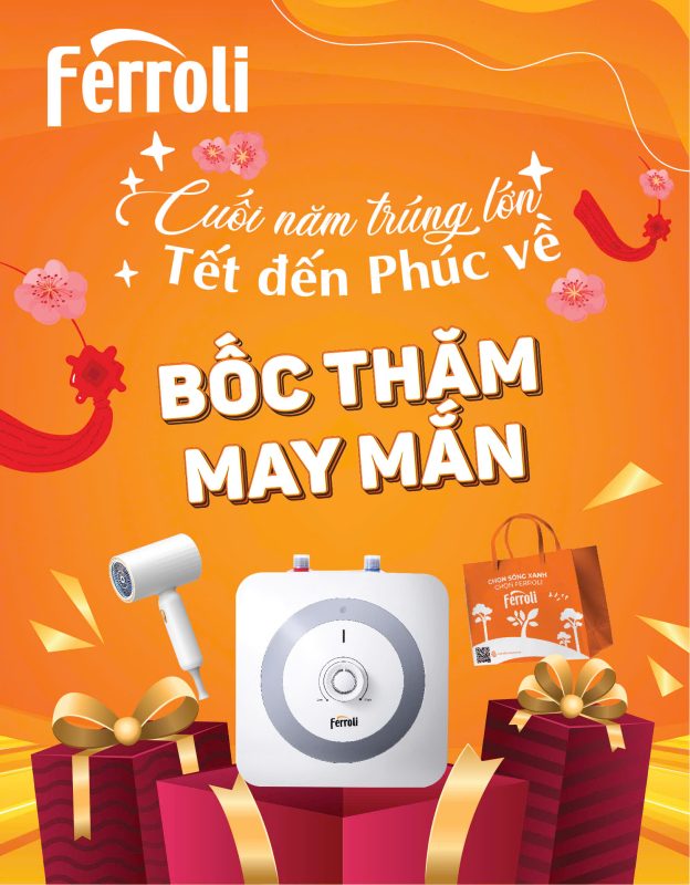 bốc thăm trúng thưởng cùng Ferroli