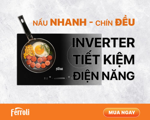 Bếp từ đôi của Ferroli