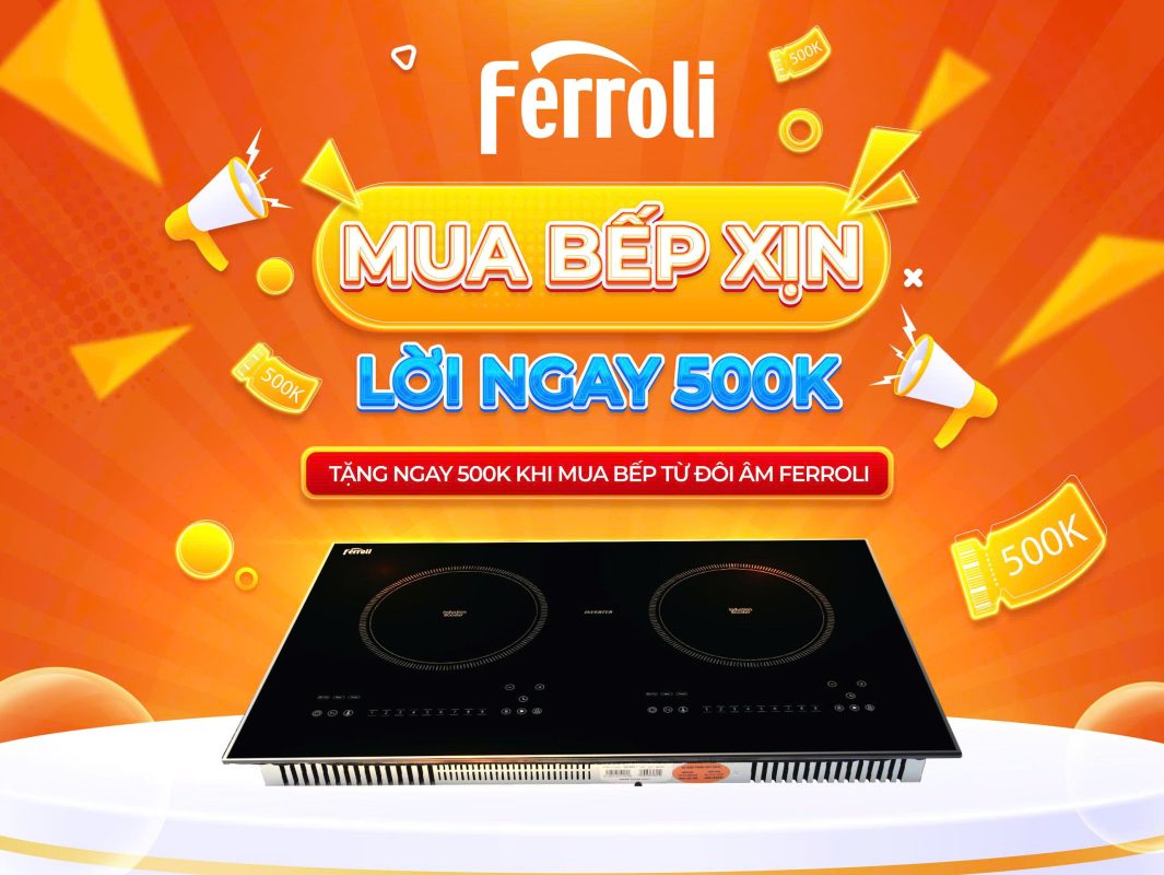 mua bếp từ tặng 500K